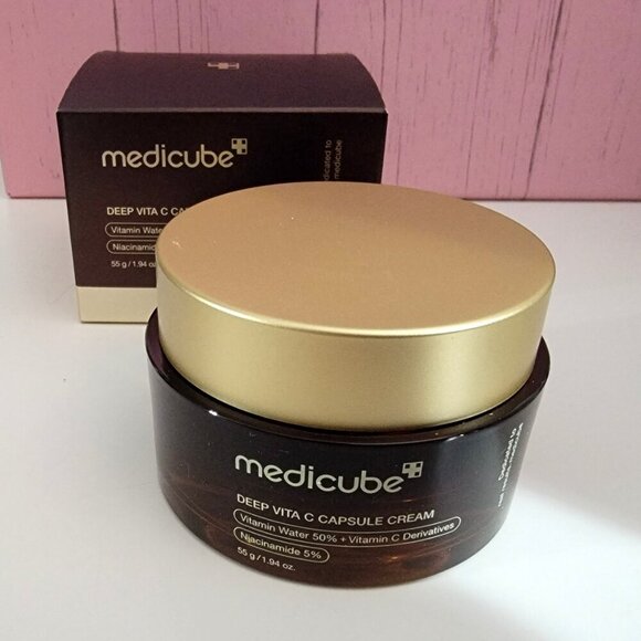 MEDICUBE DEEP VITA C CAPSULE CREAM 55ml NOT Expired 2027 Korean Skincare NEW - Picture 1 of 11
